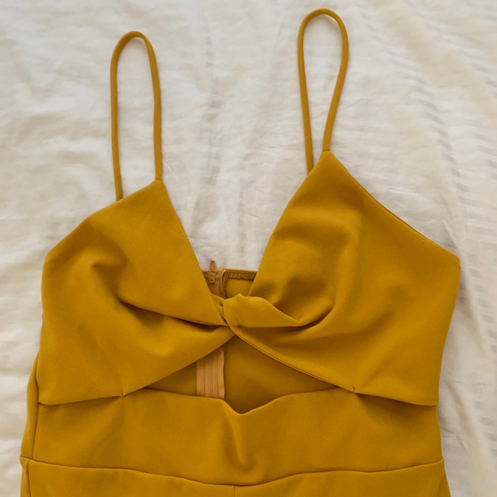 Windsor mustard jumpsuit